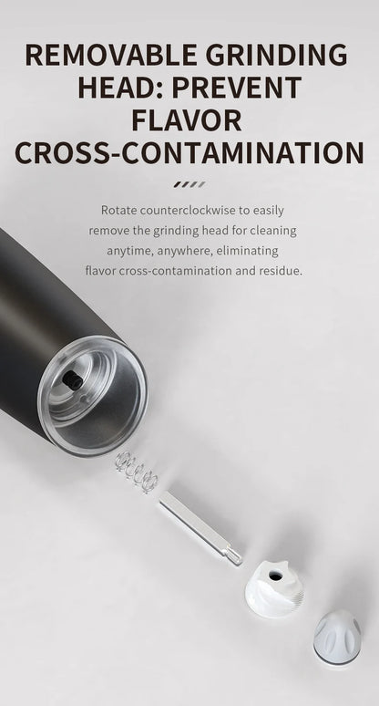 2 pc Electric Salt & Pepper Grinder Set