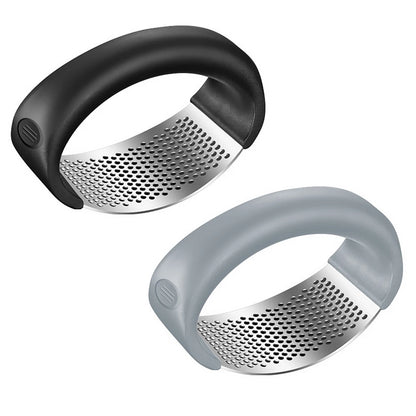 Stainless Steel Garlic Masher Manual Garlic Chopper Curve Garlic Press Crusher for Fruit Vegetable Kitchen Gadget Accessories