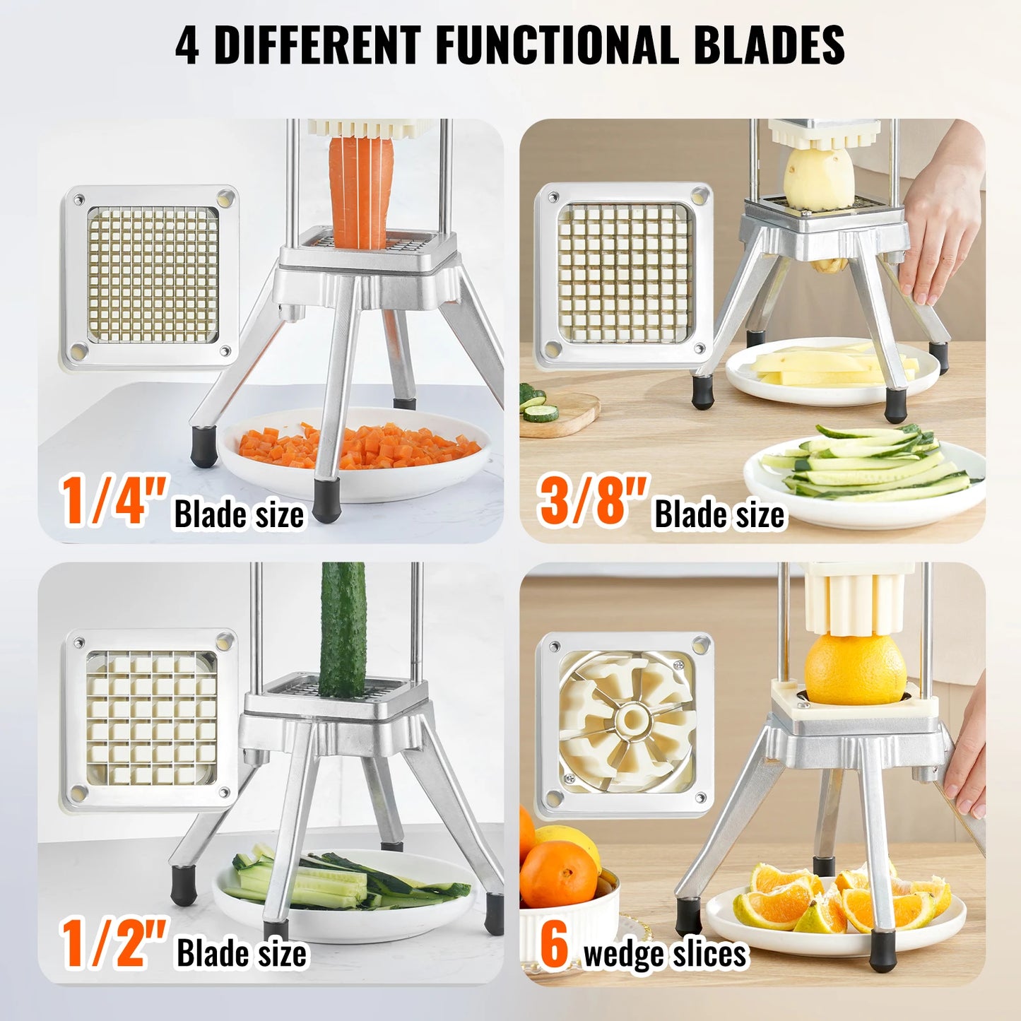 Commercial Vegetable Chopper Stainless Steel