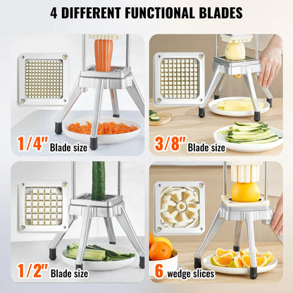 Commercial Vegetable Chopper Stainless Steel