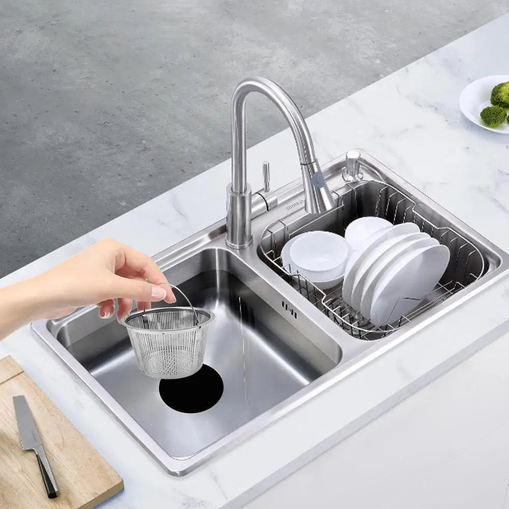 Sink Strainer Clogging Protection