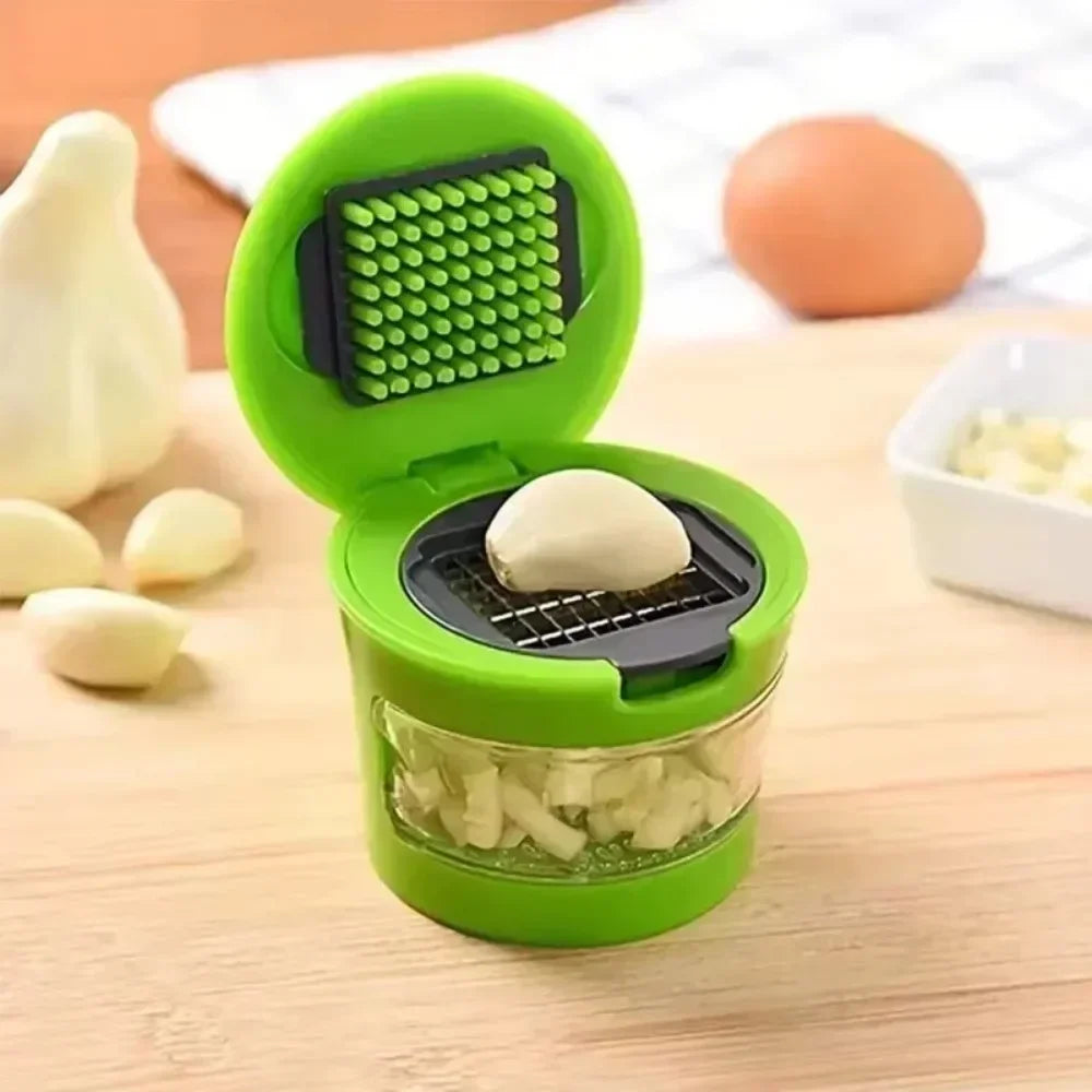 Garlic Press Grater Cutter Peeler Kitchen Gadget
