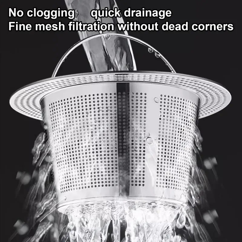 Sink Strainer Clogging Protection