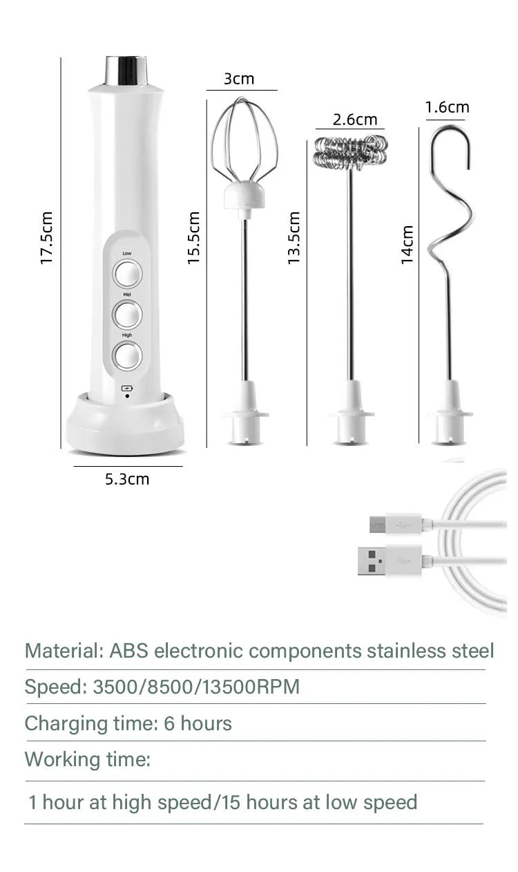 Wireless Handheld Electric Milk Foam Machine