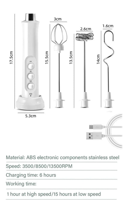 Wireless Handheld Electric Milk Foam Machine