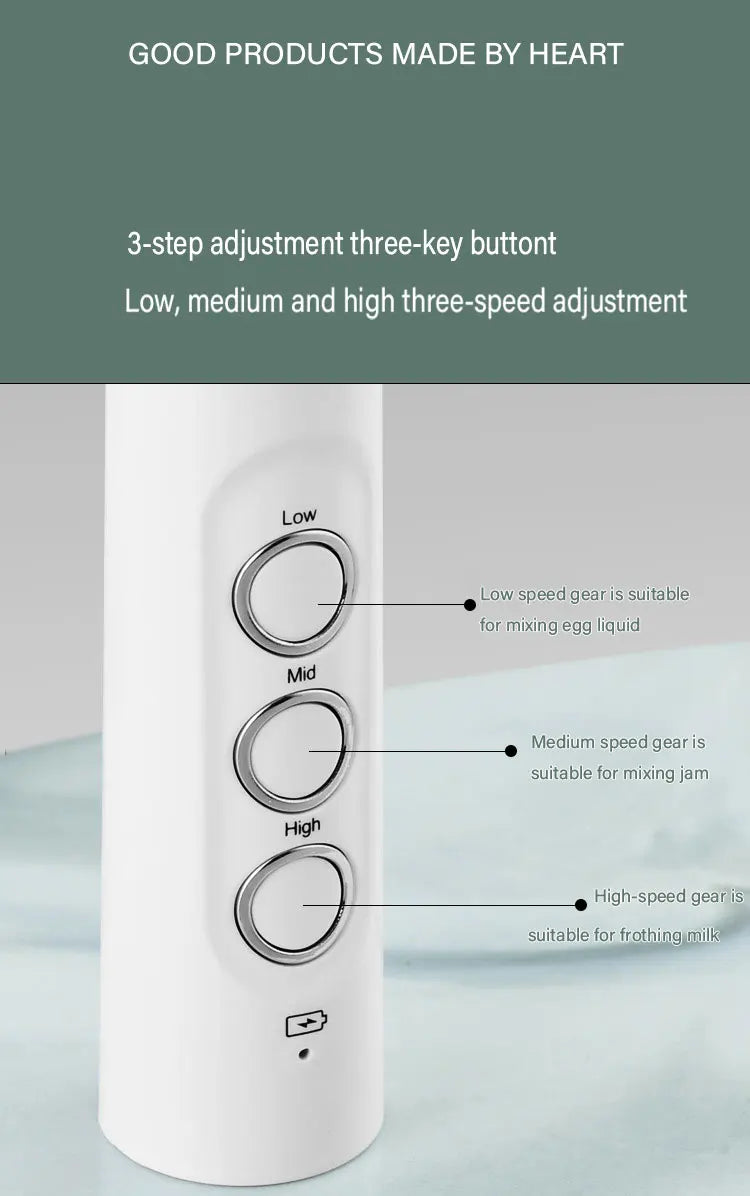 Wireless Handheld Electric Milk Foam Machine