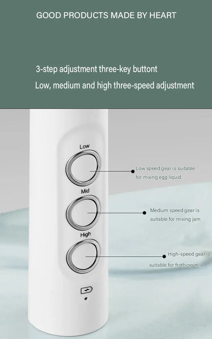 Wireless Handheld Electric Milk Foam Machine