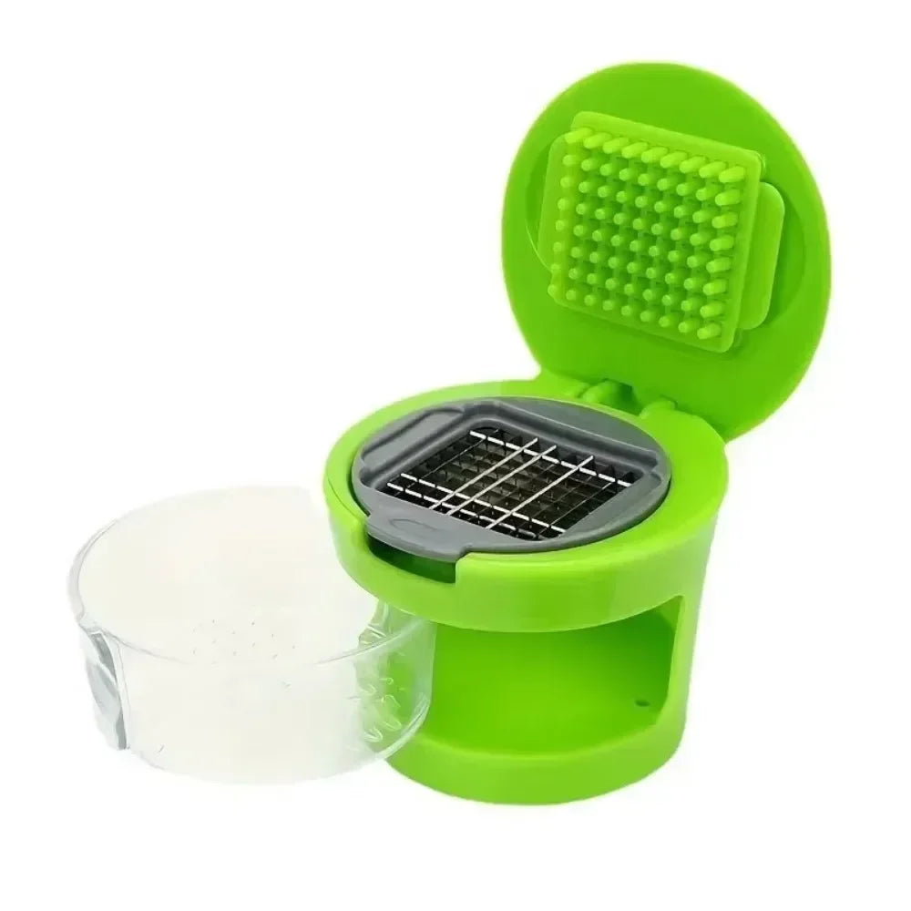 Garlic Press Grater Cutter Peeler Kitchen Gadget