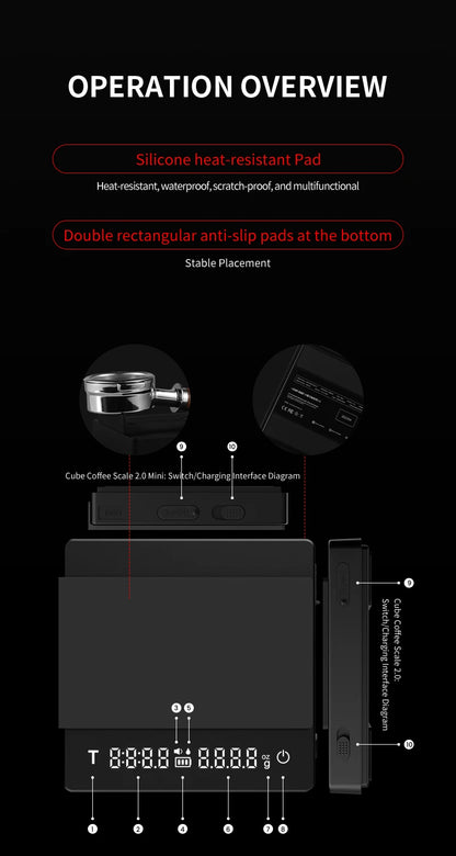 Rechargeable Digital Kitchen Scale
