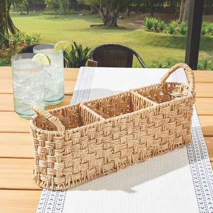 Utensil Caddy Divided Basket