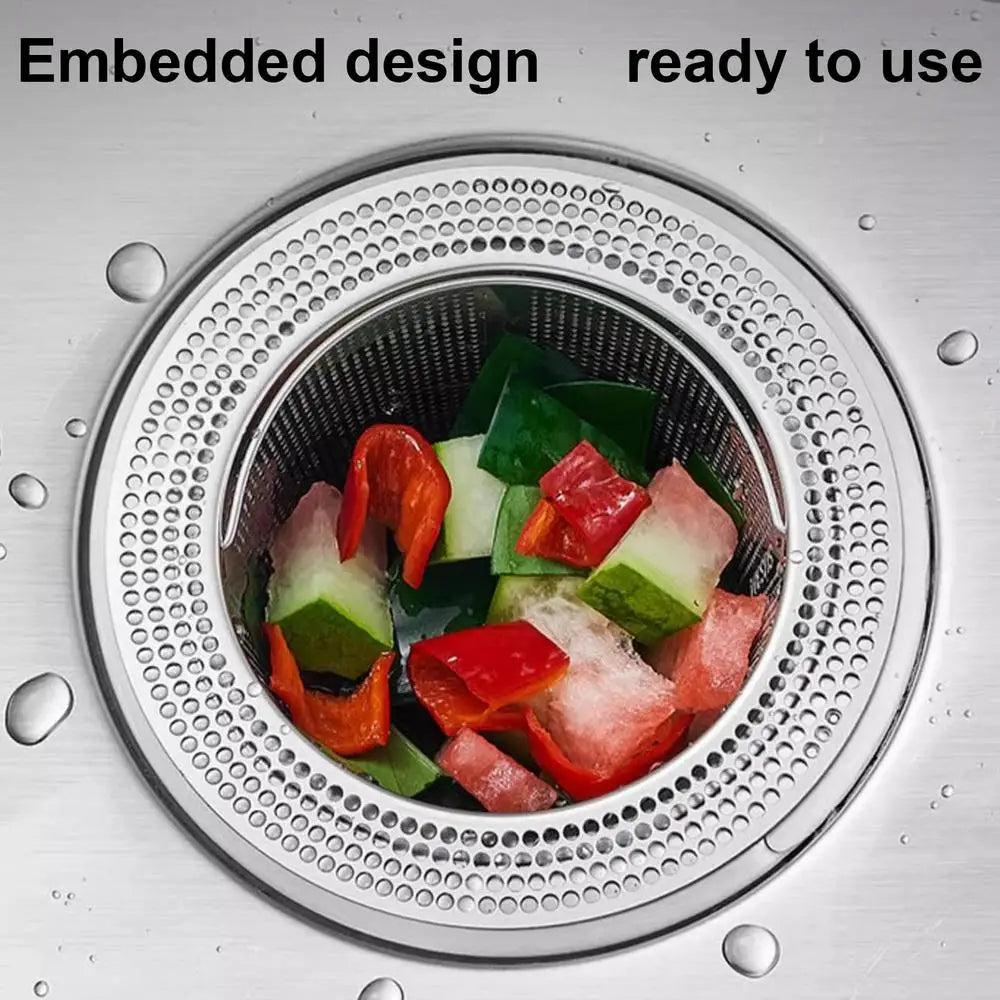 Sink Strainer Clogging Protection