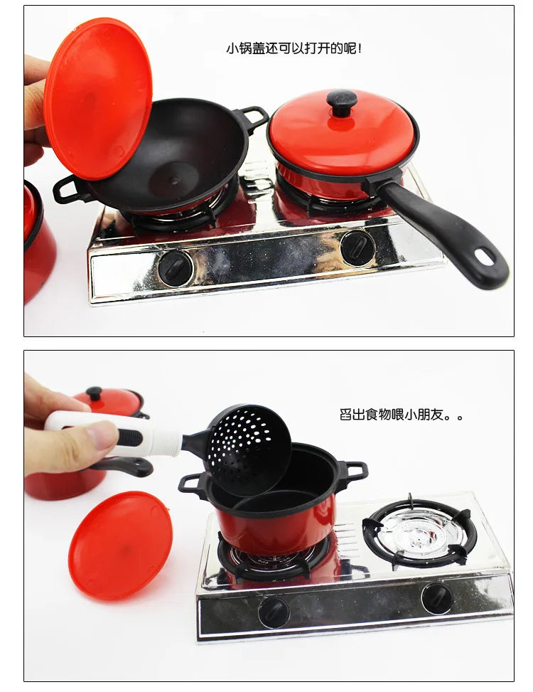 Play Kitchen Toys Utensils Cooking Pots